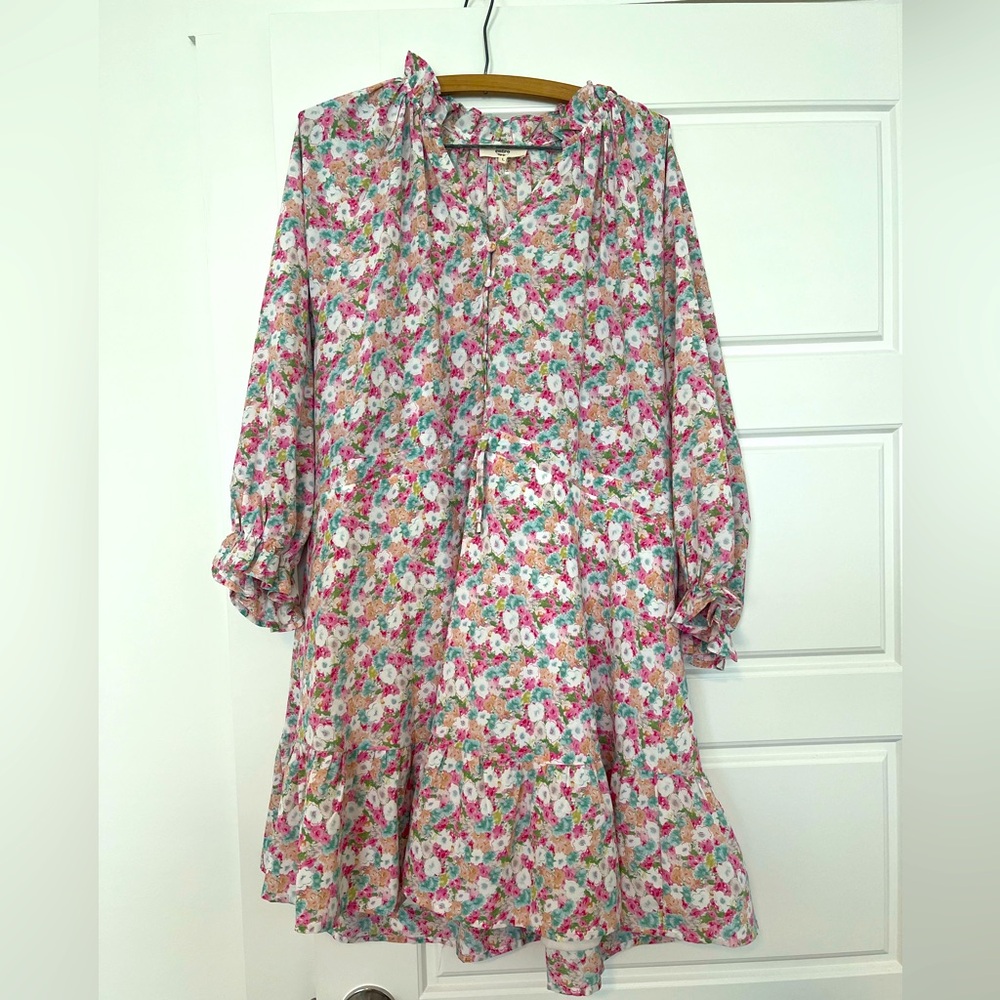 Flowy floral dress